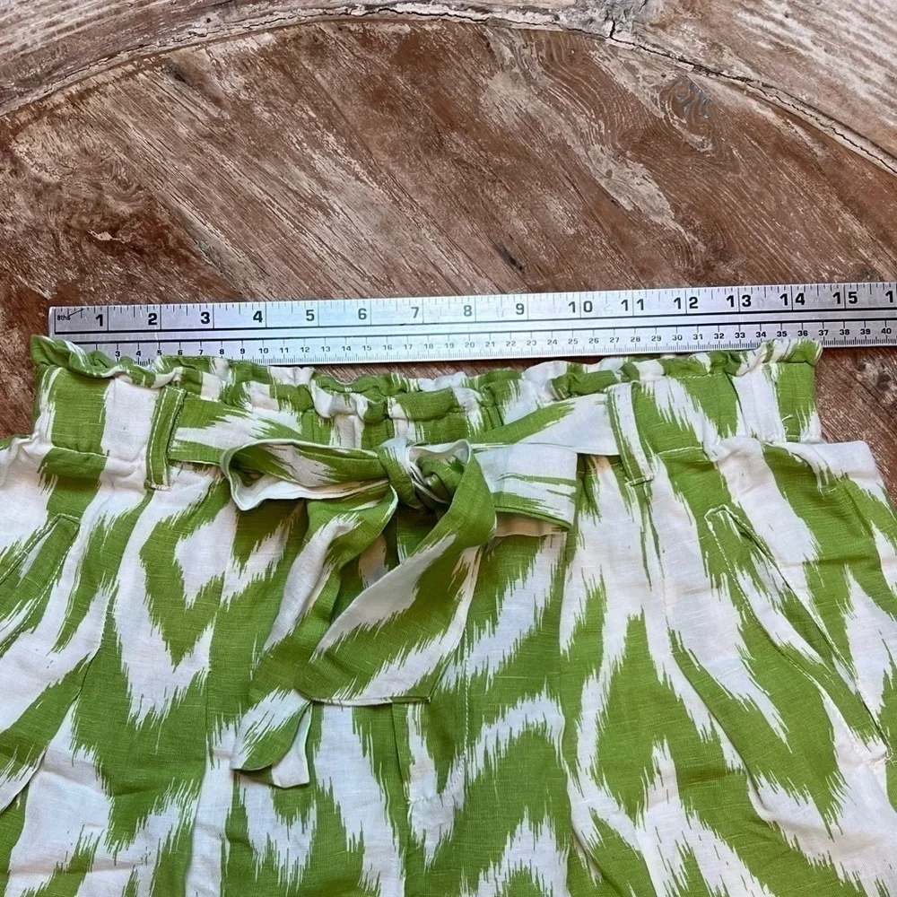 ANTHROPOLOGIE Linen Paperbag Shorts, Size S - Picture 8 of 11